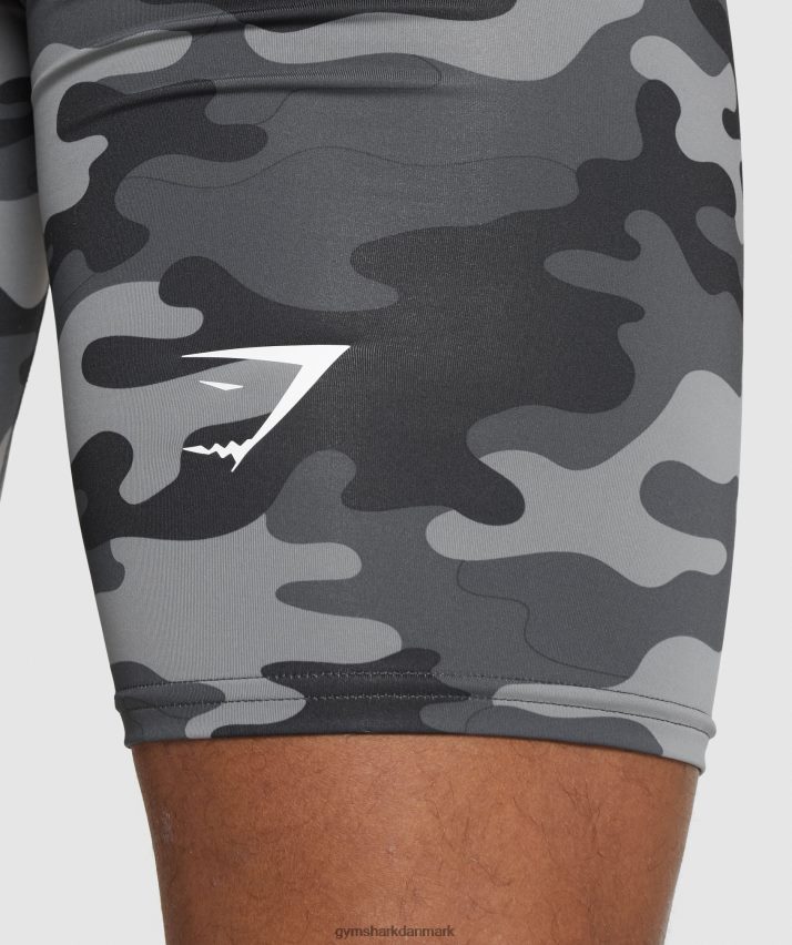 Mænd Gymshark element baselayer shorts N4ZDDN560 gråt print