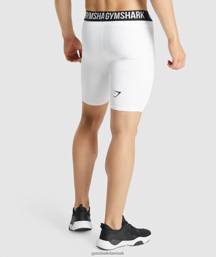Mænd Gymshark element baselayer shorts N4ZDDN567 hvid