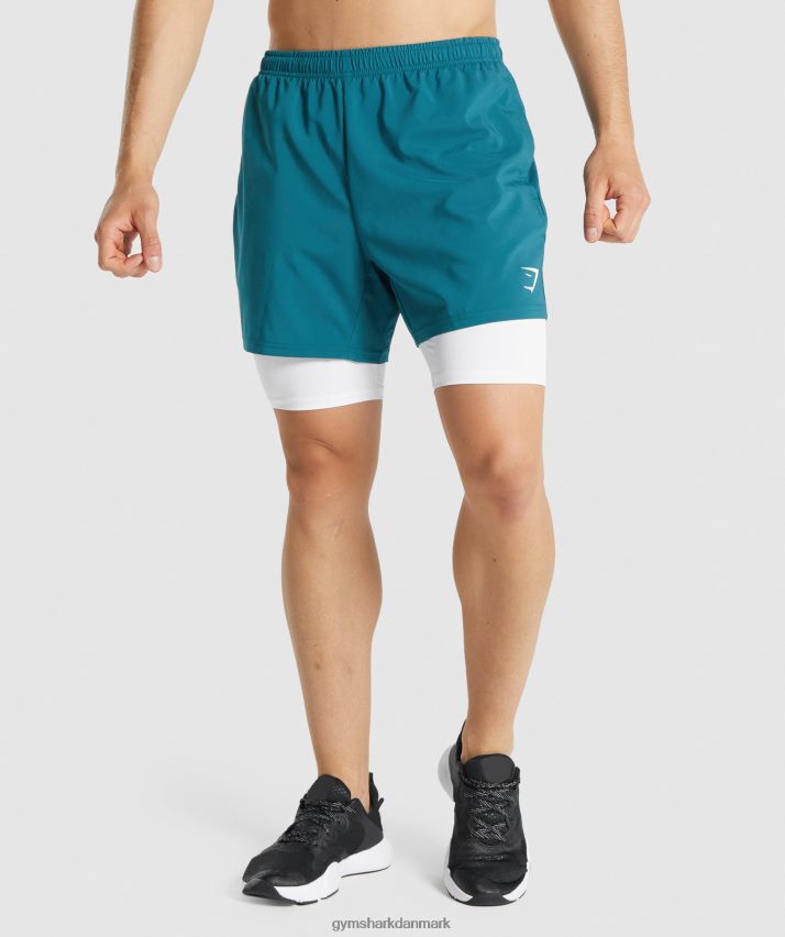 Mænd Gymshark element baselayer shorts N4ZDDN567 hvid