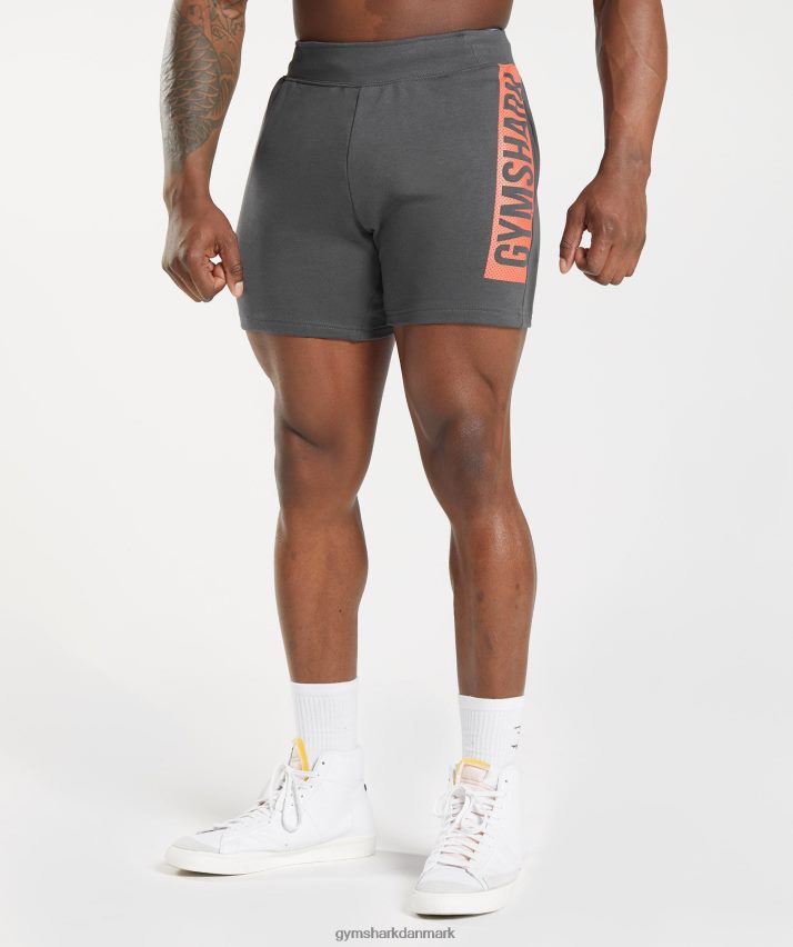 Mænd Gymshark fede shorts N4ZDDN532 silhuet grå