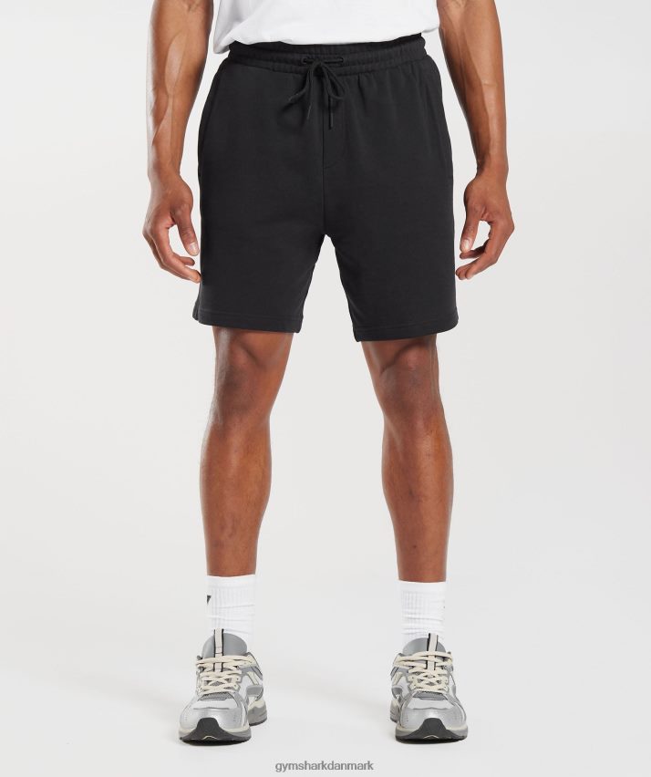 Mænd Gymshark hviledag væsentlige 7 shorts N4ZDDN541 sort