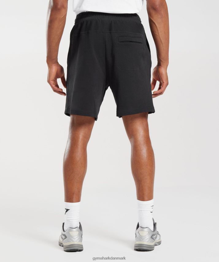 Mænd Gymshark hviledag væsentlige 7 shorts N4ZDDN541 sort