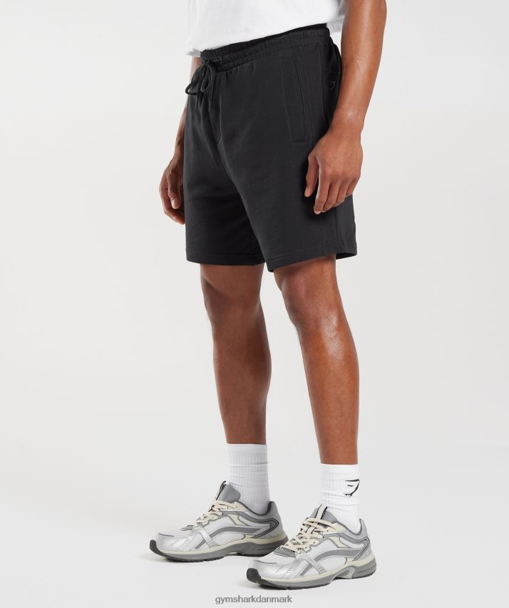 Mænd Gymshark hviledag væsentlige 7 shorts N4ZDDN541 sort