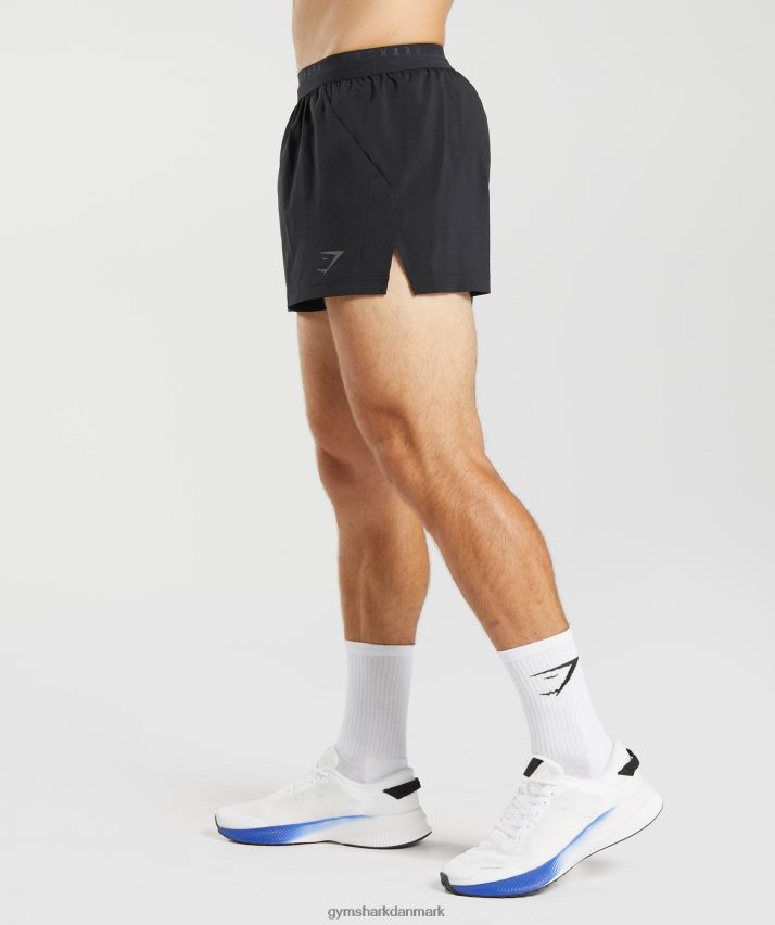 Mænd Gymshark løb sport 3 shorts N4ZDDN529 sort