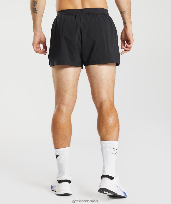 Mænd Gymshark løb sport 3 shorts N4ZDDN529 sort