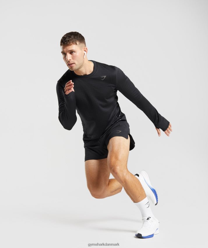 Mænd Gymshark løb sport 3 shorts N4ZDDN529 sort