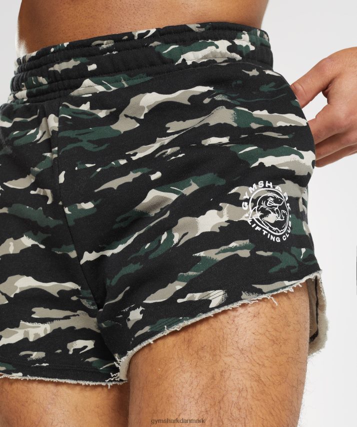 Mænd Gymshark legacy shorts N4ZDDN557 obsidian grøn