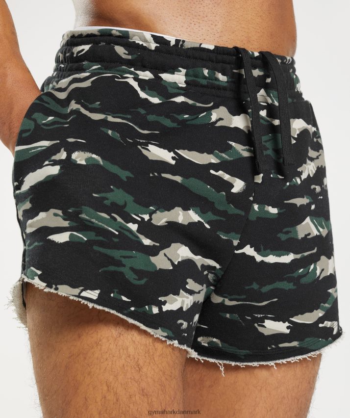 Mænd Gymshark legacy shorts N4ZDDN557 obsidian grøn