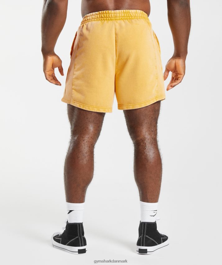 Mænd Gymshark power washed 5 shorts N4ZDDN562 solrig gul