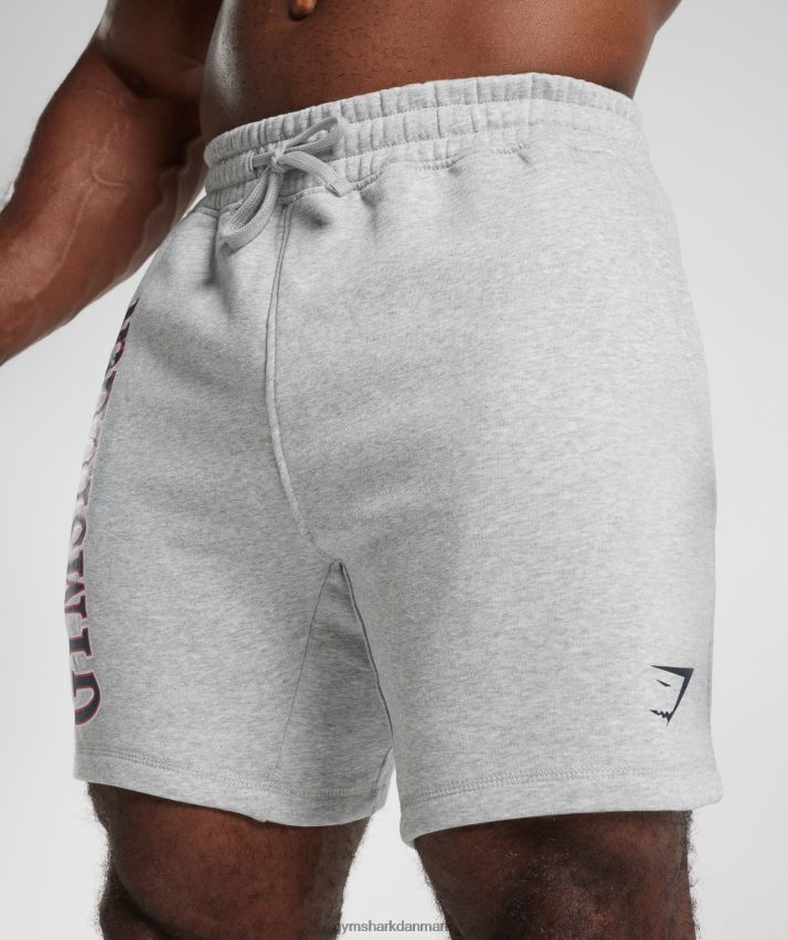 Mænd Gymshark retrobølge shorts N4ZDDN535 lysegrå kernemergel