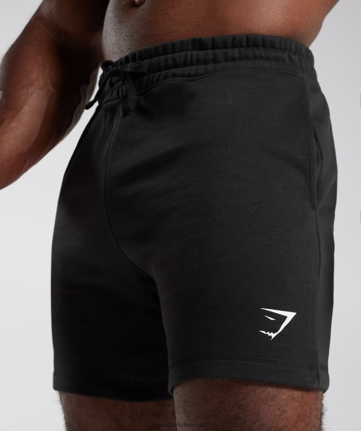 Mænd Gymshark retrobølge shorts N4ZDDN536 sort