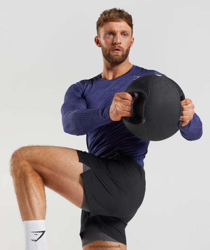 Mænd Gymshark sport 5 2 i 1 shorts N4ZDDN516 sort/silhouette grå