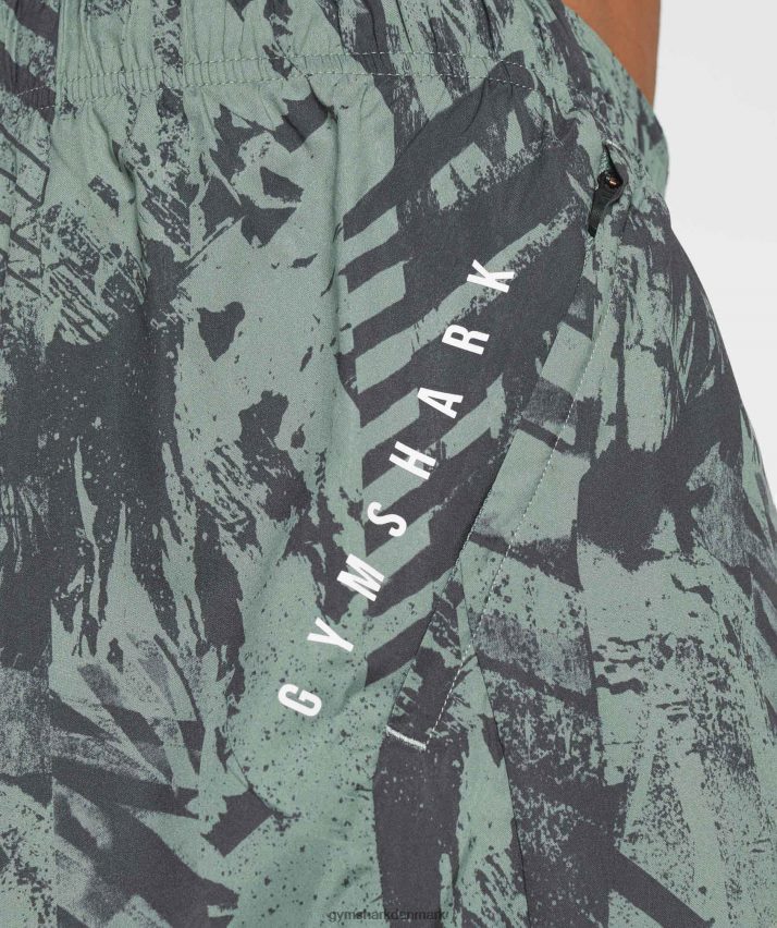Mænd Gymshark sport 5 2 i 1 shorts N4ZDDN565 pil grøn/sort