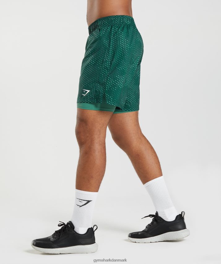 Mænd Gymshark sport 7 2 i 1 shorts N4ZDDN564 hoya grøn