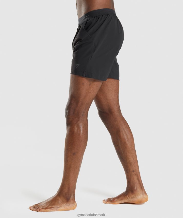 Mænd Gymshark studie shorts N4ZDDN554 sort