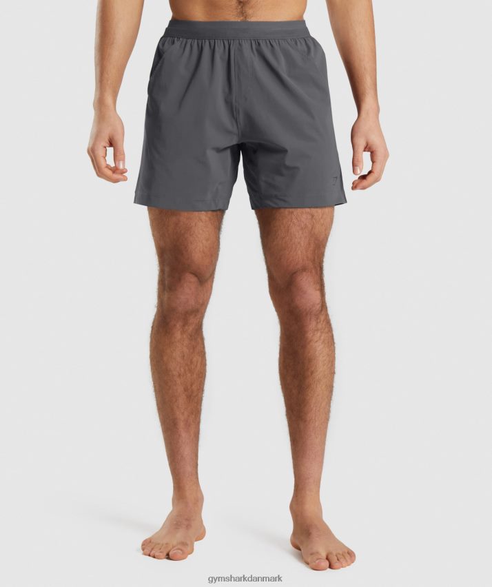 Mænd Gymshark studie shorts N4ZDDN559 onyx grå