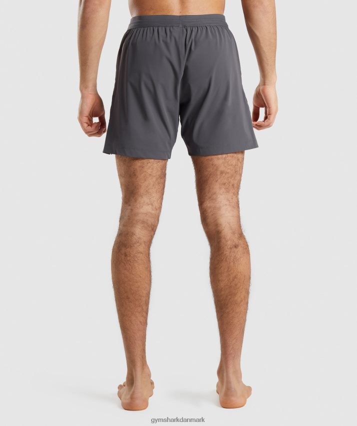 Mænd Gymshark studie shorts N4ZDDN559 onyx grå