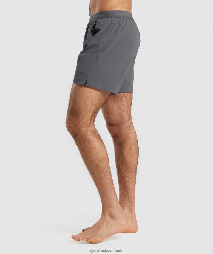 Mænd Gymshark studie shorts N4ZDDN559 onyx grå