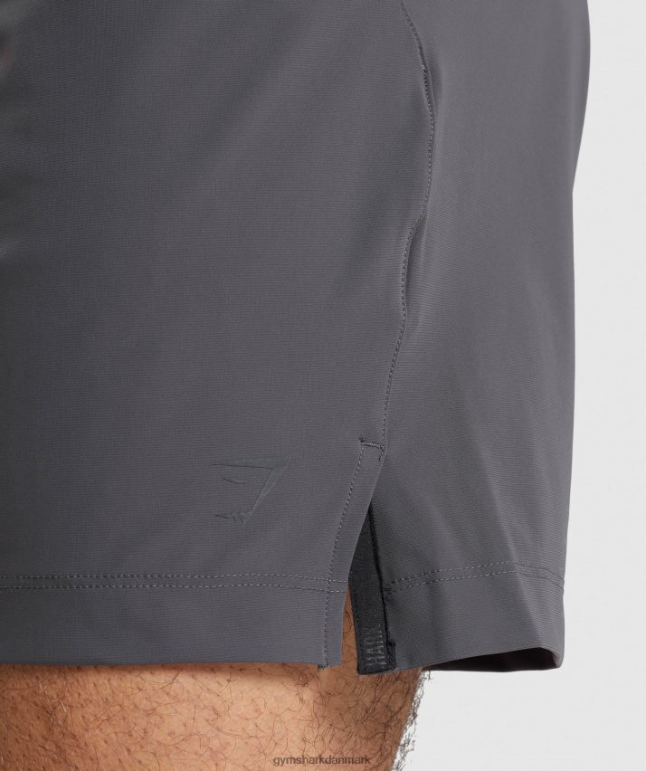 Mænd Gymshark studie shorts N4ZDDN559 onyx grå