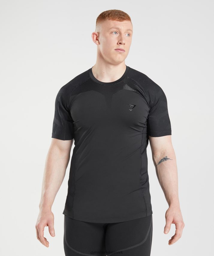 Mænd Gymshark 315 t-shirt N4ZDDN722 sort