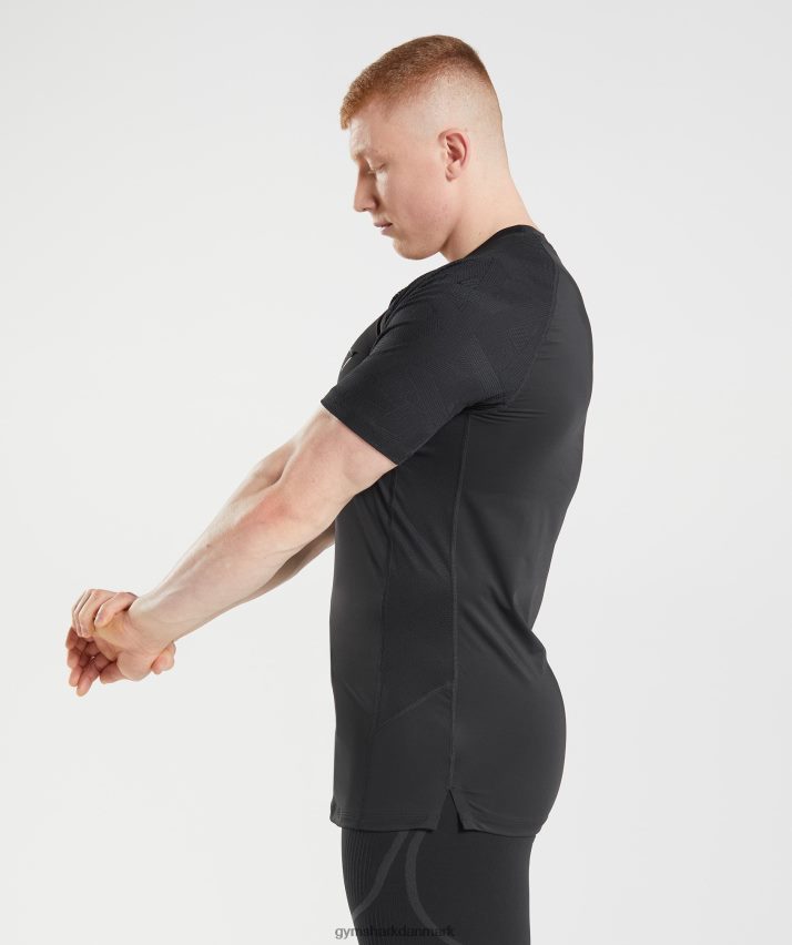 Mænd Gymshark 315 t-shirt N4ZDDN722 sort