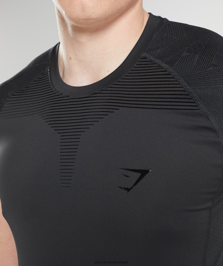 Mænd Gymshark 315 t-shirt N4ZDDN722 sort