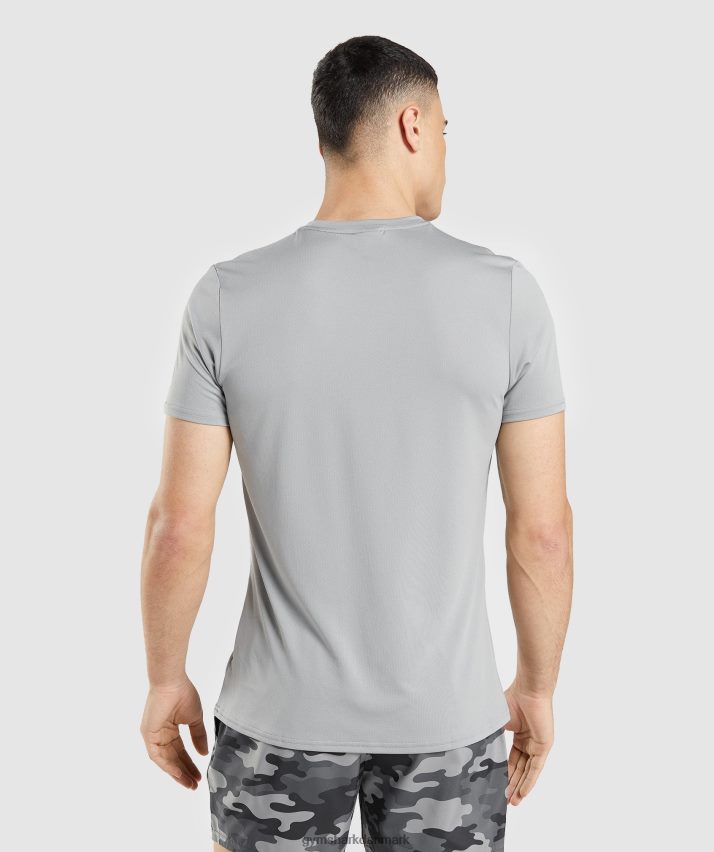 Mænd Gymshark ankomst grafisk t-shirt N4ZDDN665 røgfarvet