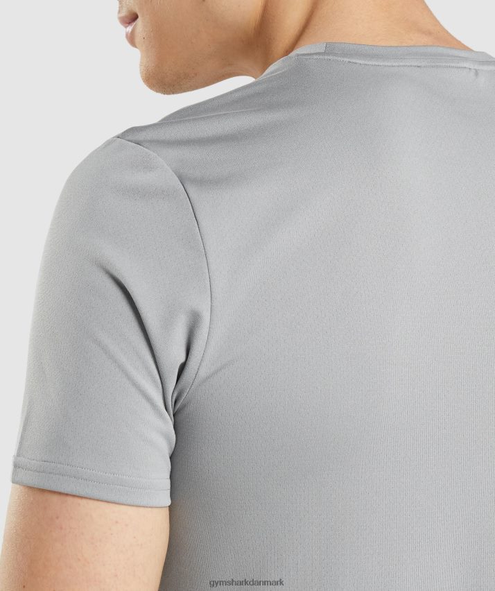 Mænd Gymshark ankomst grafisk t-shirt N4ZDDN665 røgfarvet