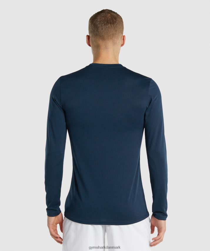 Mænd Gymshark ankomst langærmet t-shirt N4ZDDN598 flåde