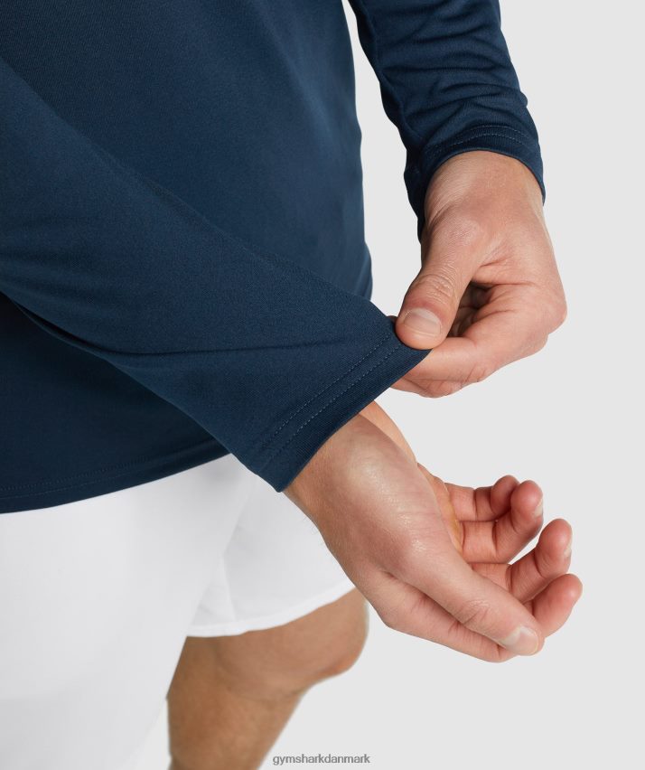 Mænd Gymshark ankomst langærmet t-shirt N4ZDDN598 flåde