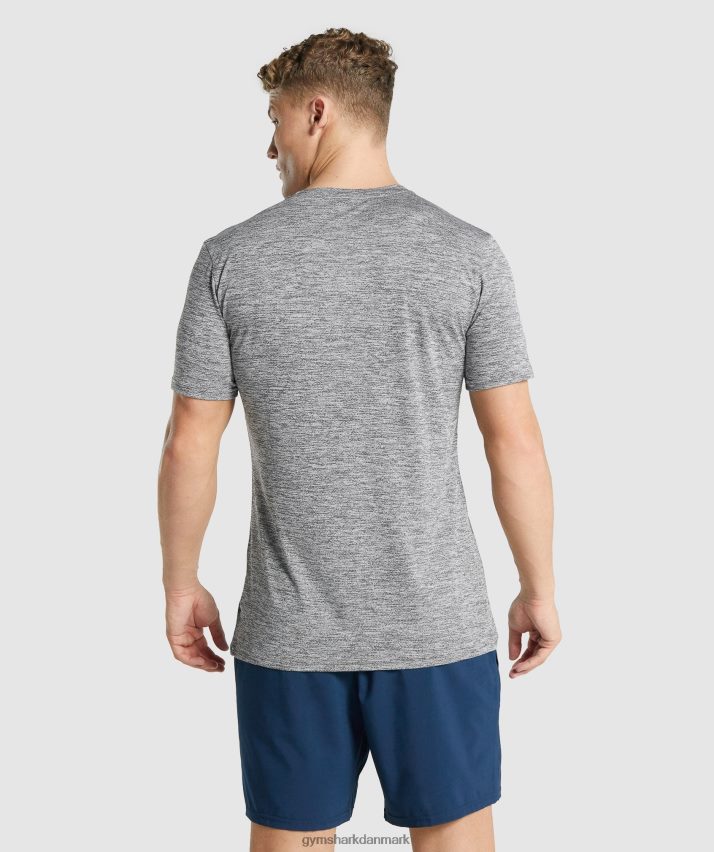 Mænd Gymshark ankomst mergel t-shirt N4ZDDN698 trækul mergel