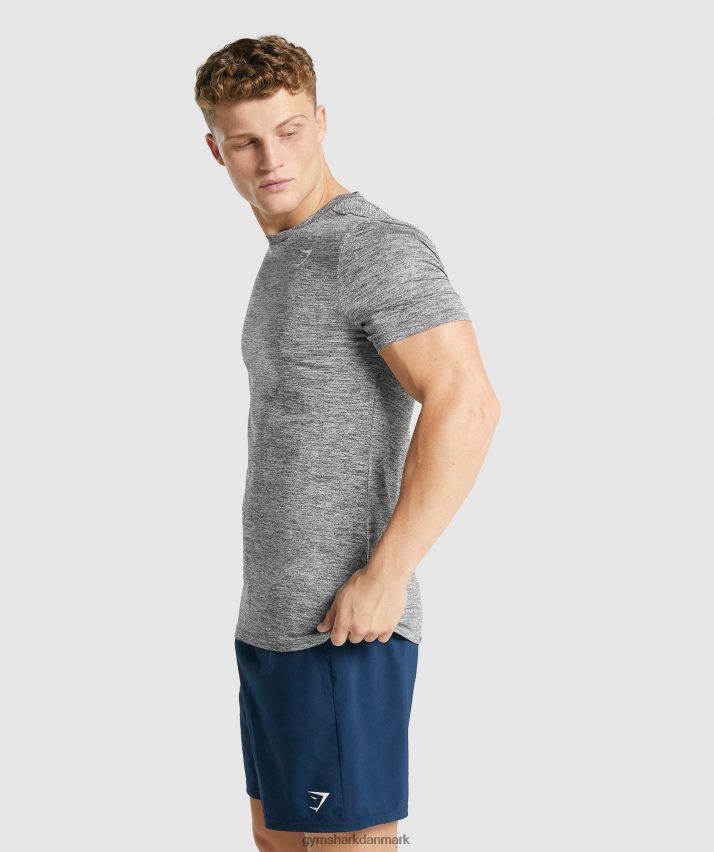 Mænd Gymshark ankomst mergel t-shirt N4ZDDN698 trækul mergel