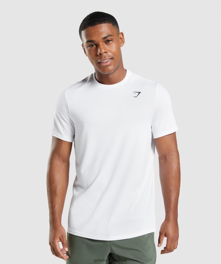 Mænd Gymshark ankomst regular fit t-shirt N4ZDDN607 hvid