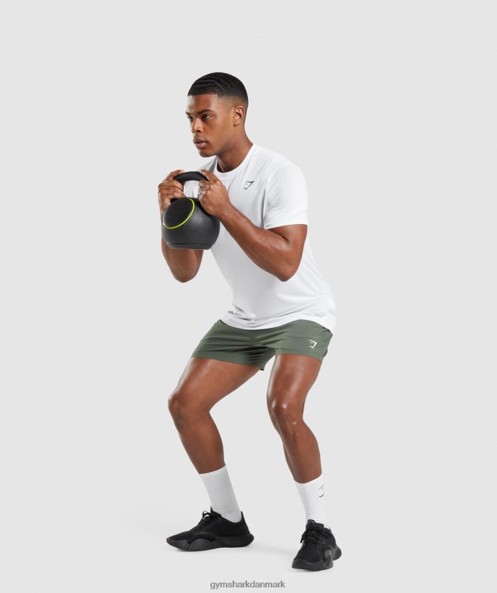 Mænd Gymshark ankomst regular fit t-shirt N4ZDDN607 hvid