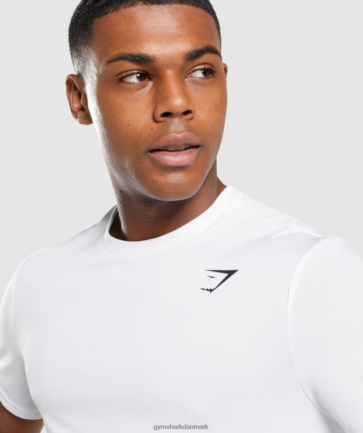 Mænd Gymshark ankomst regular fit t-shirt N4ZDDN607 hvid