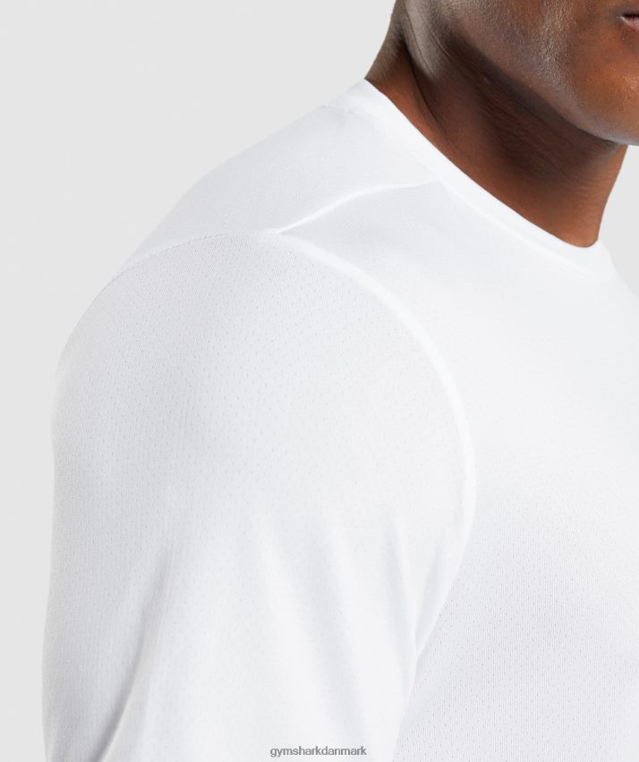Mænd Gymshark ankomst regular fit t-shirt N4ZDDN607 hvid