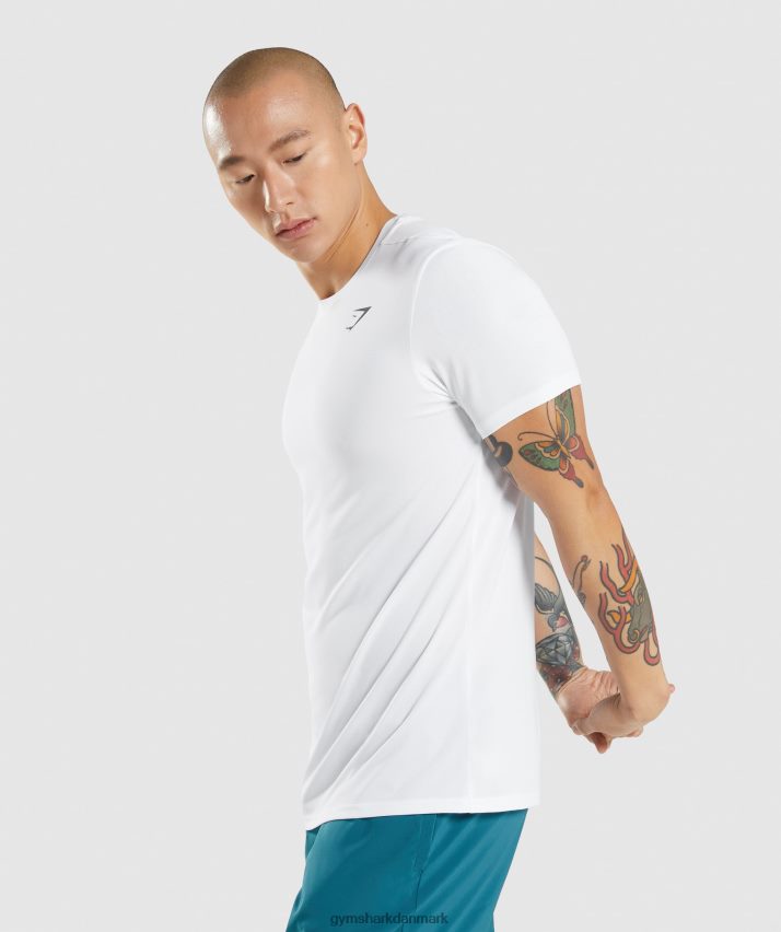 Mænd Gymshark ankomst t-shirt N4ZDDN581 hvid