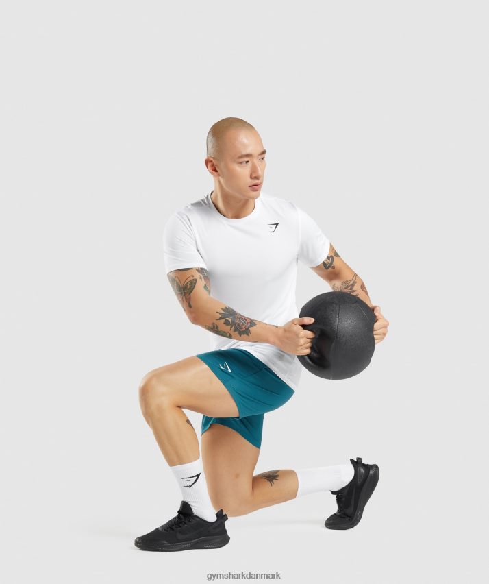 Mænd Gymshark ankomst t-shirt N4ZDDN581 hvid