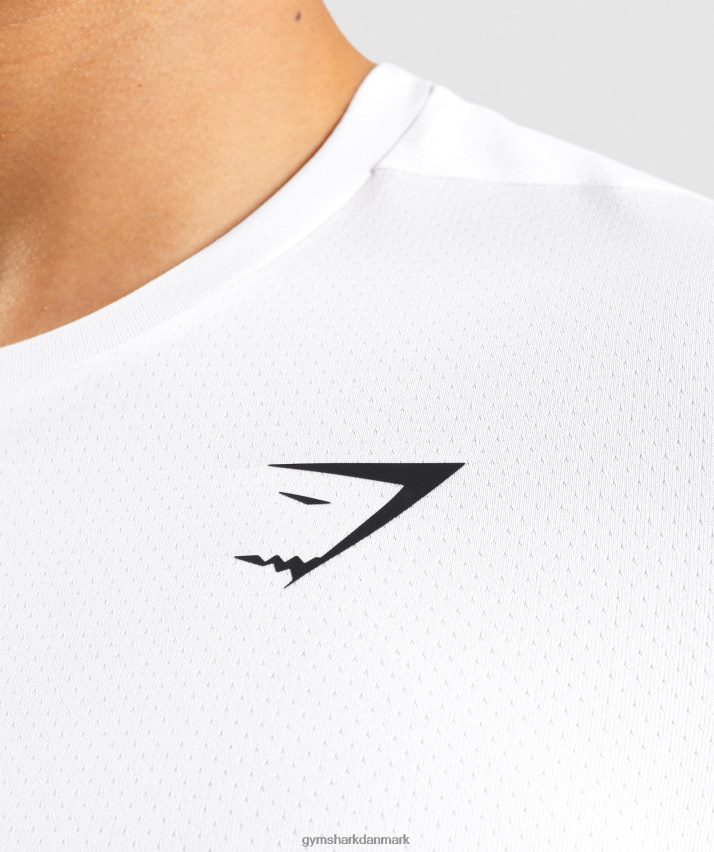 Mænd Gymshark ankomst t-shirt N4ZDDN581 hvid
