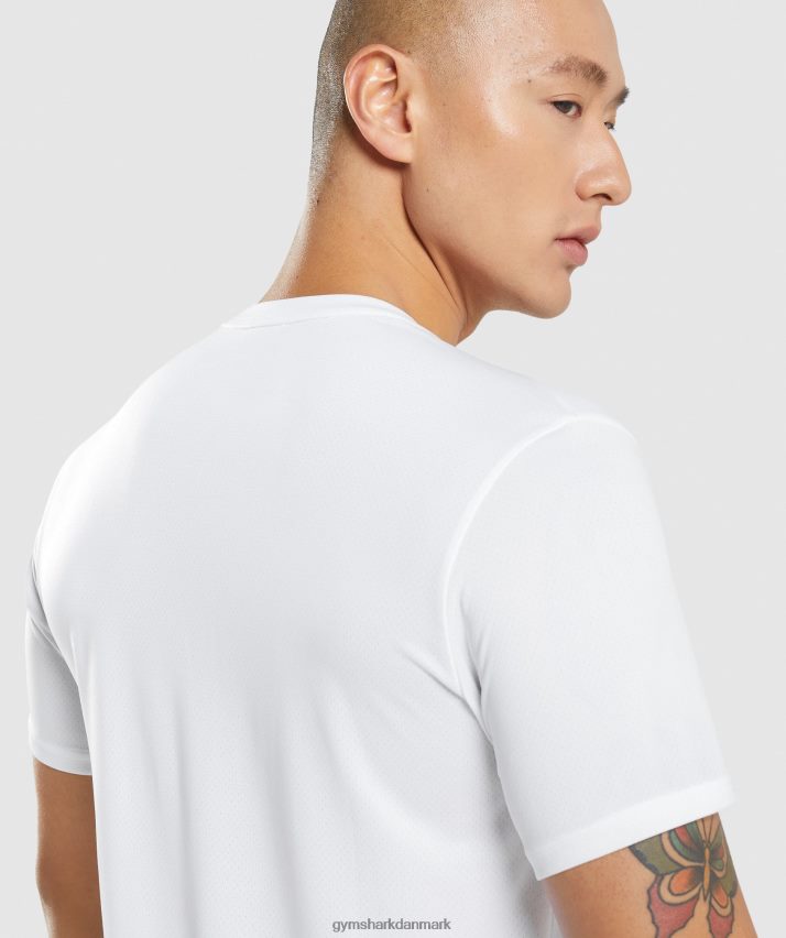 Mænd Gymshark ankomst t-shirt N4ZDDN581 hvid