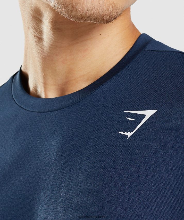 Mænd Gymshark ankomst t-shirt N4ZDDN611 flåde