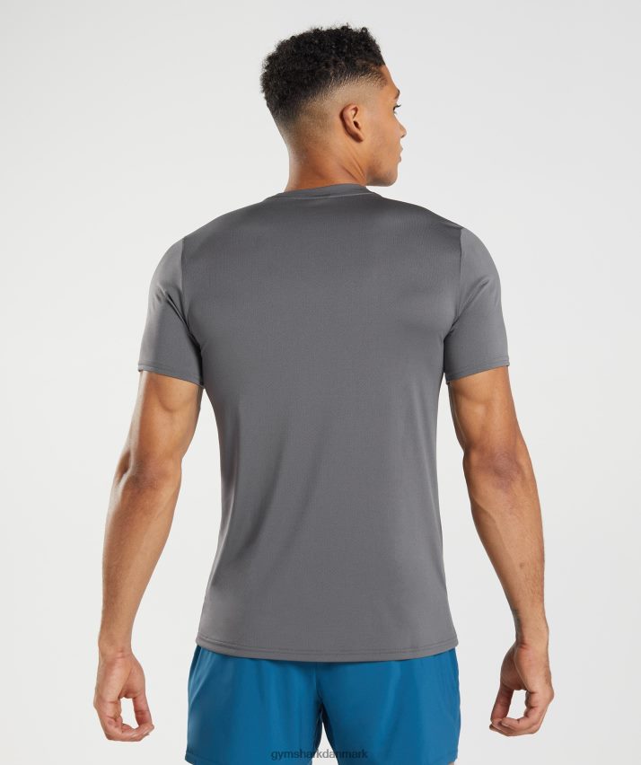 Mænd Gymshark ankomst t-shirt N4ZDDN638 silhuet grå