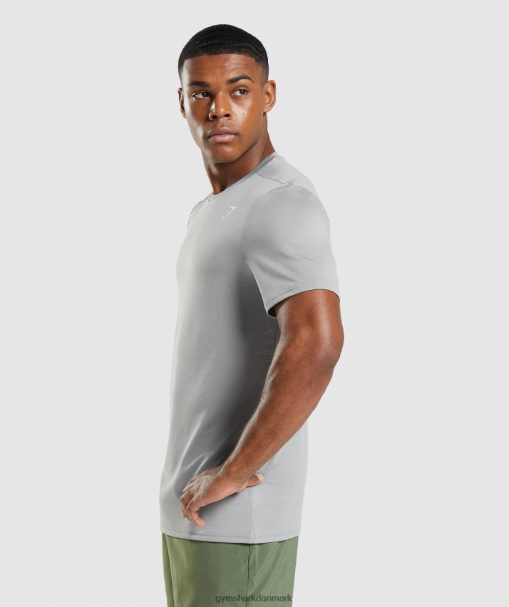 Mænd Gymshark ankomst t-shirt N4ZDDN683 røgfarvet