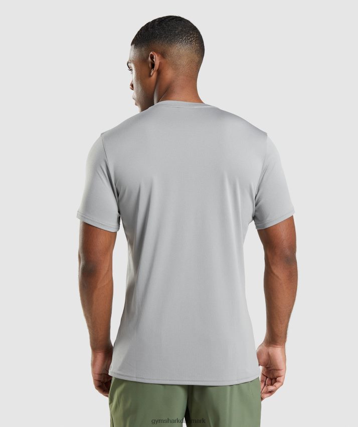 Mænd Gymshark ankomst t-shirt N4ZDDN683 røgfarvet