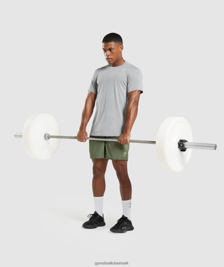 Mænd Gymshark ankomst t-shirt N4ZDDN683 røgfarvet