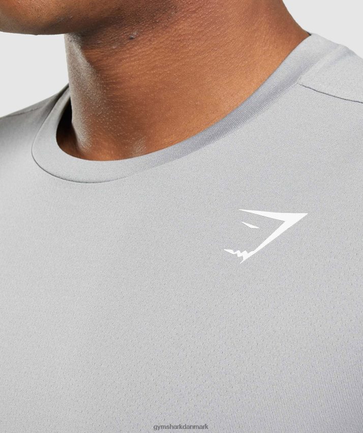 Mænd Gymshark ankomst t-shirt N4ZDDN683 røgfarvet