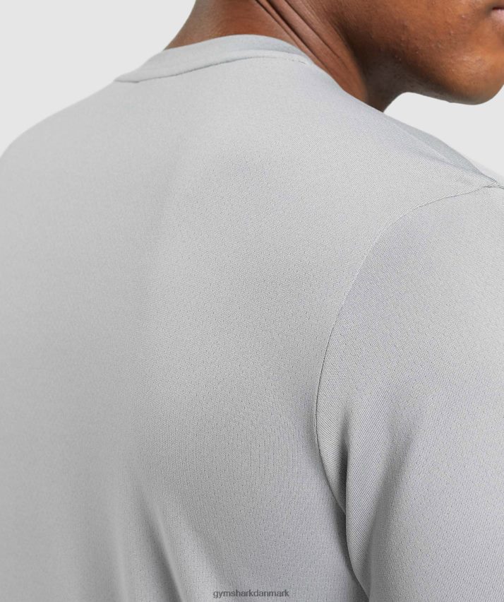 Mænd Gymshark ankomst t-shirt N4ZDDN683 røgfarvet