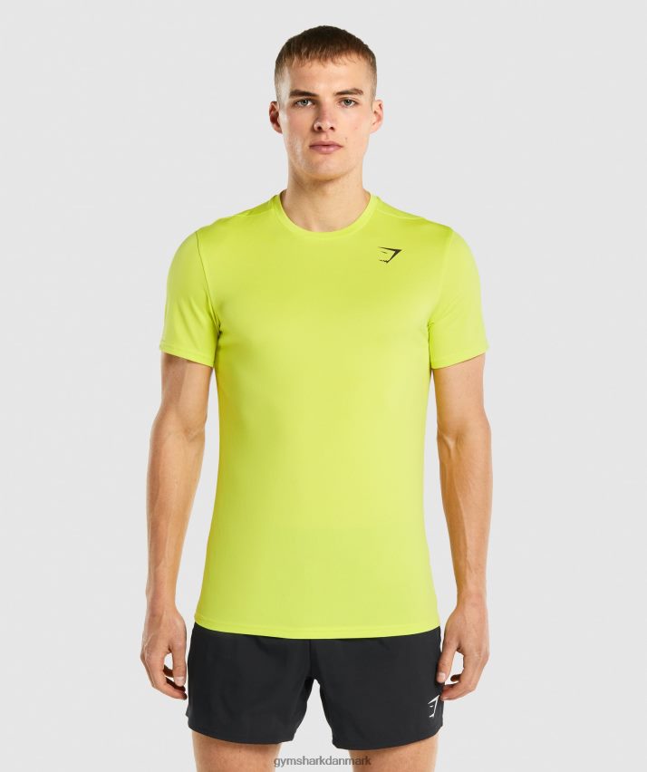 Mænd Gymshark ankomst t-shirt N4ZDDN738 gul