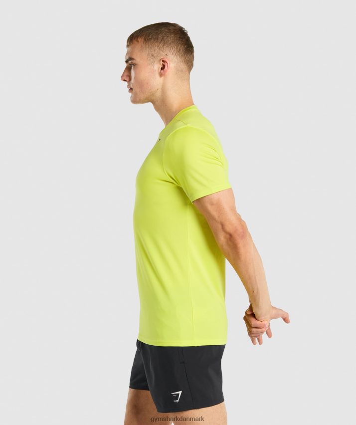 Mænd Gymshark ankomst t-shirt N4ZDDN738 gul