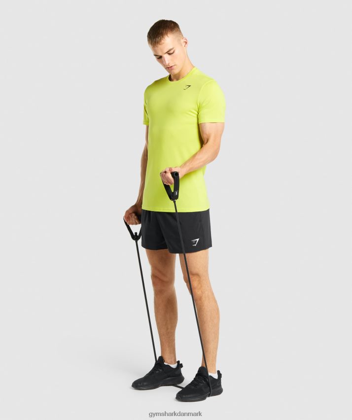 Mænd Gymshark ankomst t-shirt N4ZDDN738 gul
